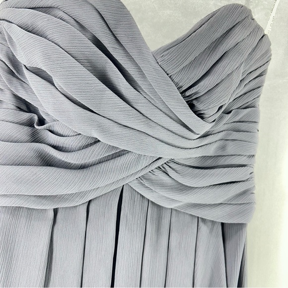 David's Bridal Strapless Dress Size 2 - Picture 4 of 7